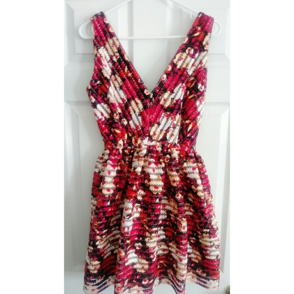 Aqua Dresses & Skirts - Gorgeous watercolor AQUA skater dress!